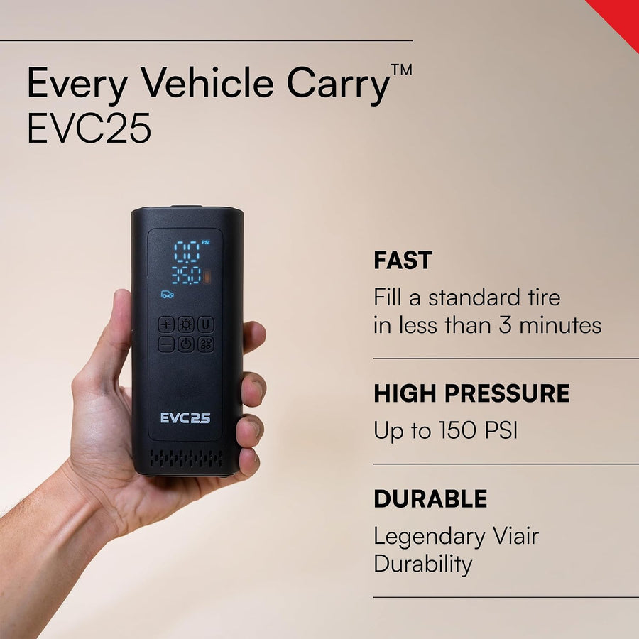 Viair Every Vehicle Carry EVC25 - Compresor portátil recargable - I...