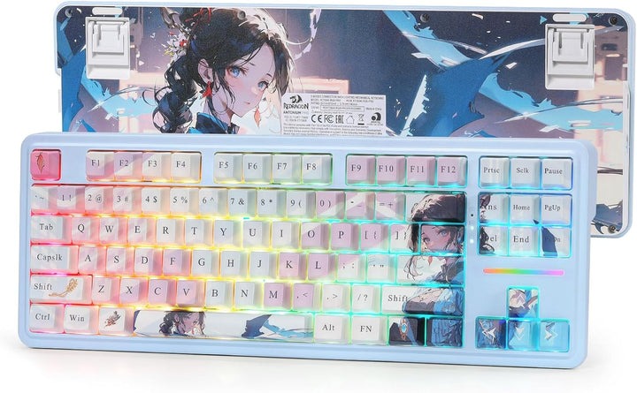 Teclado Gaming RGB Inalámbrico Redragon K728 PRO SE 80% 87 Teclas c...