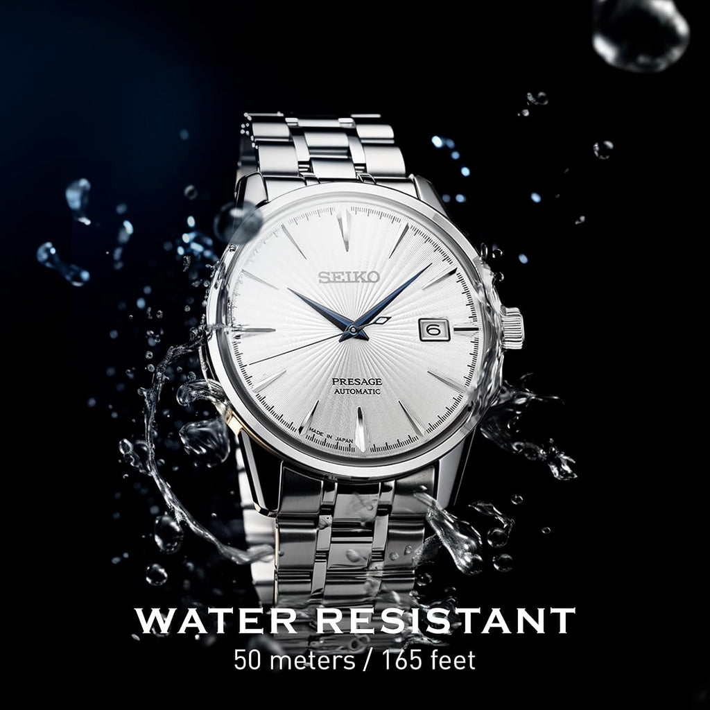 Reloj automático SEIKO para hombre - Presage Cocktail Time - Esfera con patrón