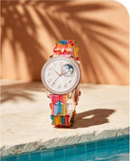BINLUN Correa de reloj de resina con diseño de mariposa de 0.472 in, 0.551 in, 0.630 in, 0.669 in, 0.709 in, 0.787 in, 0.866 in, liberación rápida, ligera, correa de repuesto para reloj inteligente