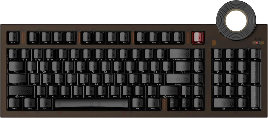 ATM 98 Teclado mecánico silencioso inalámbrico personalizado, 98 teclas, trimodo 2.4G, Bluetooth, inalámbrico, ergonómico, RGB, PC, accesorios de oficina, interruptor intercambiable en