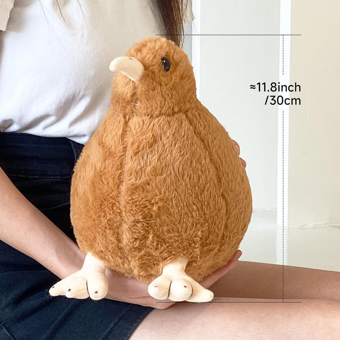 RejoyLix Kiwi - Juguete de peluche de pájaro peludo, juguete de pel...