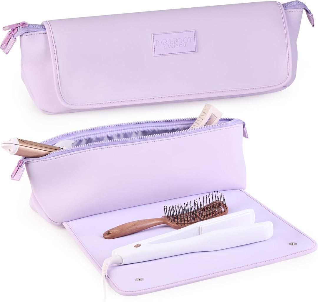 BAREFOOT CARIBOU Bolsa de viaje para herramientas para el cabello y...