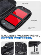 Estuche de transporte SUPCASE Pro Edition para Nintendo Switch 2 2025, Negro