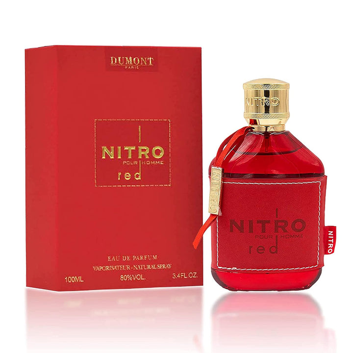Dumont NITRO RED - 3.4 oz - Eau De Parfum - Perfume de lujo para ho...