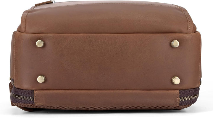 Tzowla Mochila de cuero para laptop, bolsa para hombres y mujeres,...