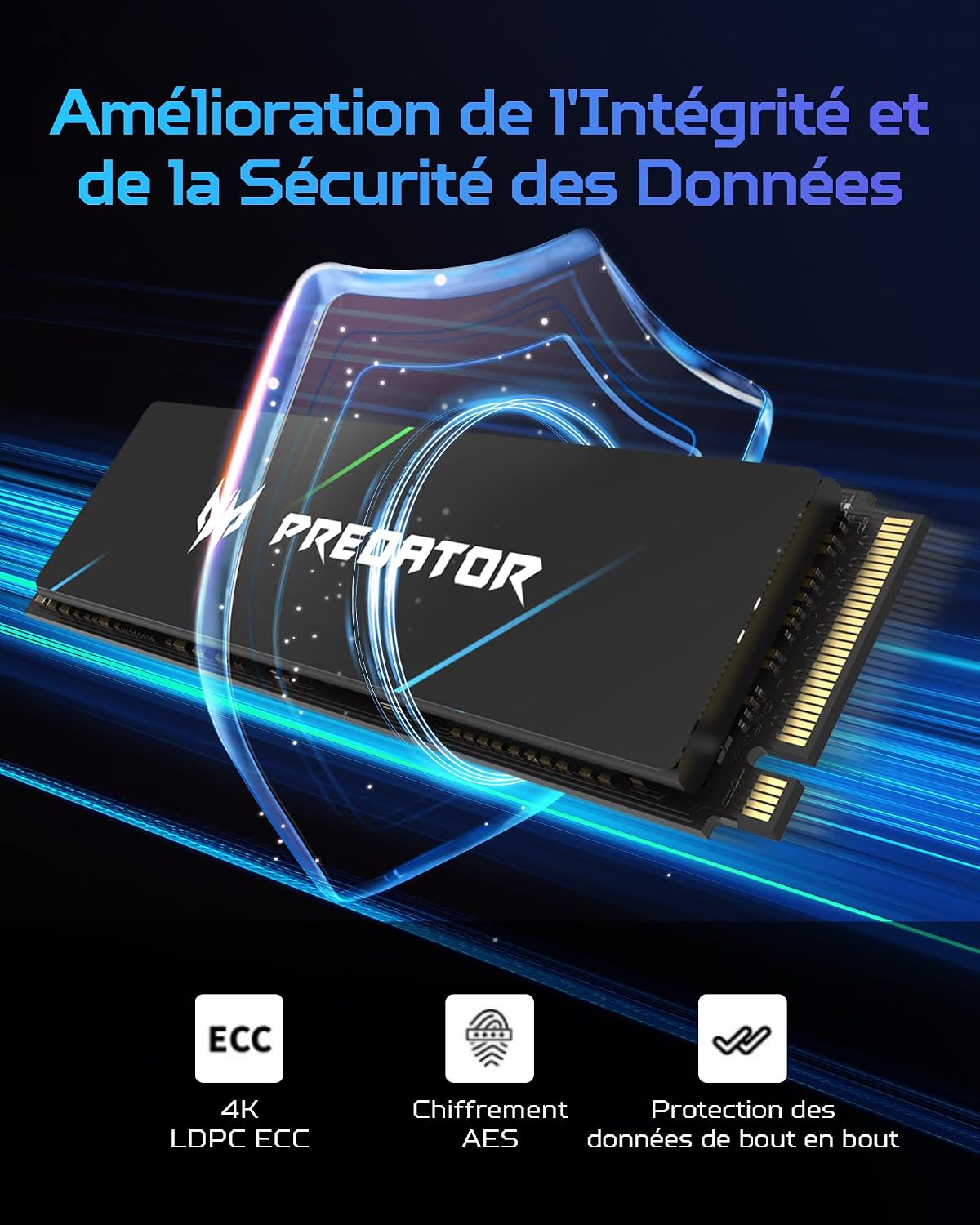 Predator M.2 SSD 2TB GM7000 con caché DRAM NVMe 1.4 2280 PCIe Gen4×...