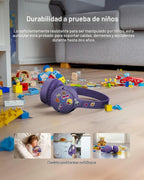 Belkin SoundForm Mini - Auriculares inalámbricos Bluetooth para niños, batería de 30H, límite de volumen seguro de 85dB, micrófono integrado - Auriculares supraaurales para niños pequeños para iPhone