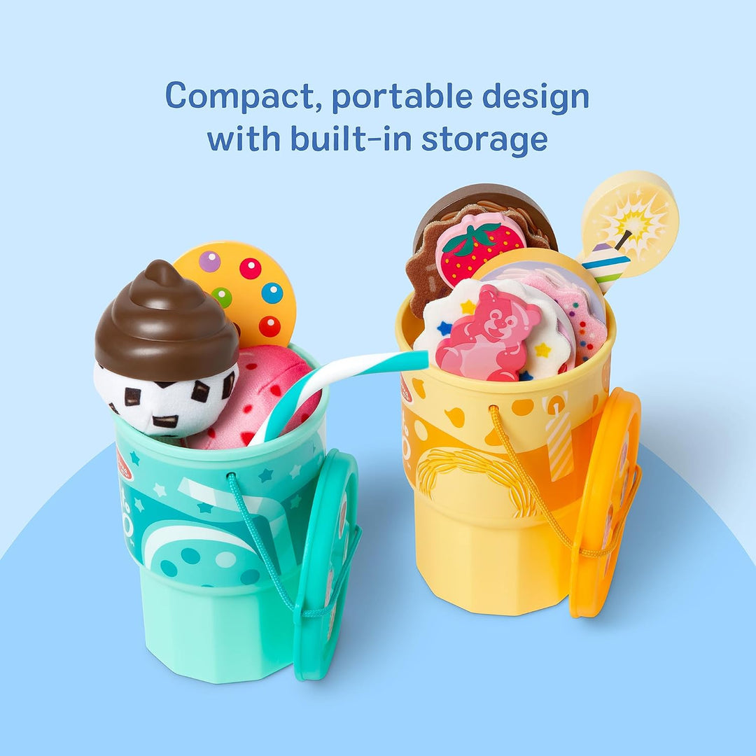 Melissa & Doug Play to Go Paquete de 2: Pastel y Galletas y Helado,...