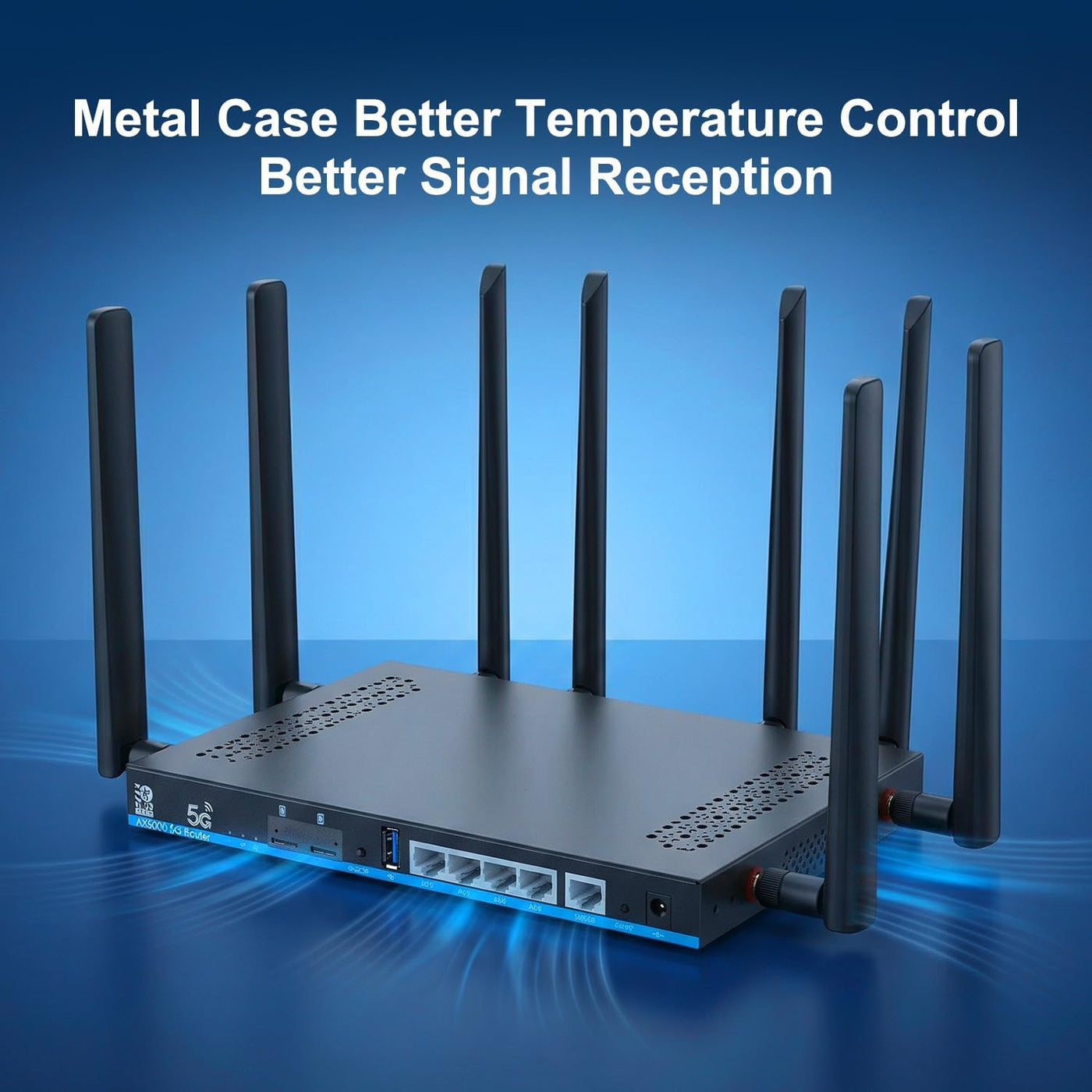 Zbtlink AX3000 5G WiFi 6 Router desbloqueado con Dual SIM + eSIM, S...