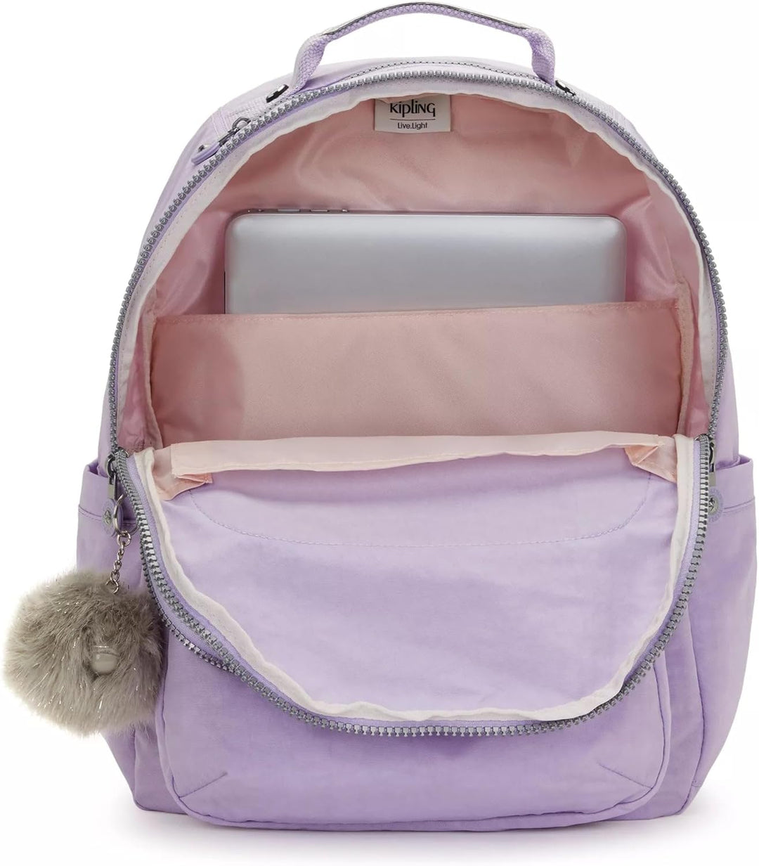 Kipling Seoul - Mochila para laptop de 15 pulgadas para mujer, dura...