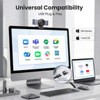 EMEET Cámara web C960 Ultra 4K para Mac y PC, sensor más grande