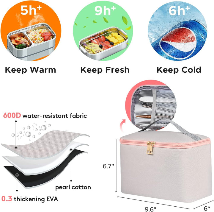 Kaome Mochila de Almuerzo 15.6 Pulgadas Mochila para Laptop para Mu...