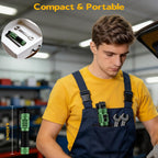 LNRYY Paquete de 2 luces de trabajo magnéticas, 1500 lúmenes altos y luz de trabajo LED recargable de aluminio, 7 modos y rotación de 360°, luz mecánica para reparación de automóviles, regalos del día