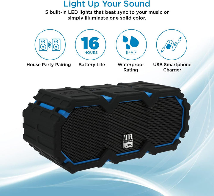 Altec Lansing LifeJacket Mini - Altavoz Bluetooth resistente al agu...