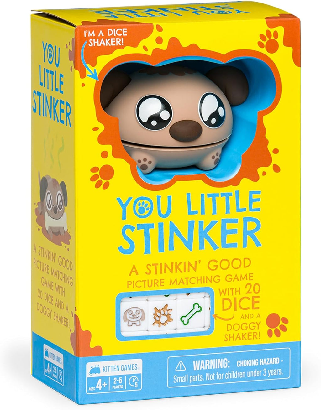 Exploding Kittens You Little Stinker Dog, 2-5 Players, Ages 4+ Dice Game