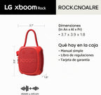 LG xboom Rock by will.i.am - Altavoz Bluetooth portátil para exteriores