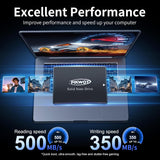 Fikwot FS810 512GB SSD, SSD SATA III de 6 Gb\/s de 2,5 pulgadas, un...