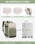 LOVEVOOK Mochila de viaje para mujeres y hombres, mochila de mano y...