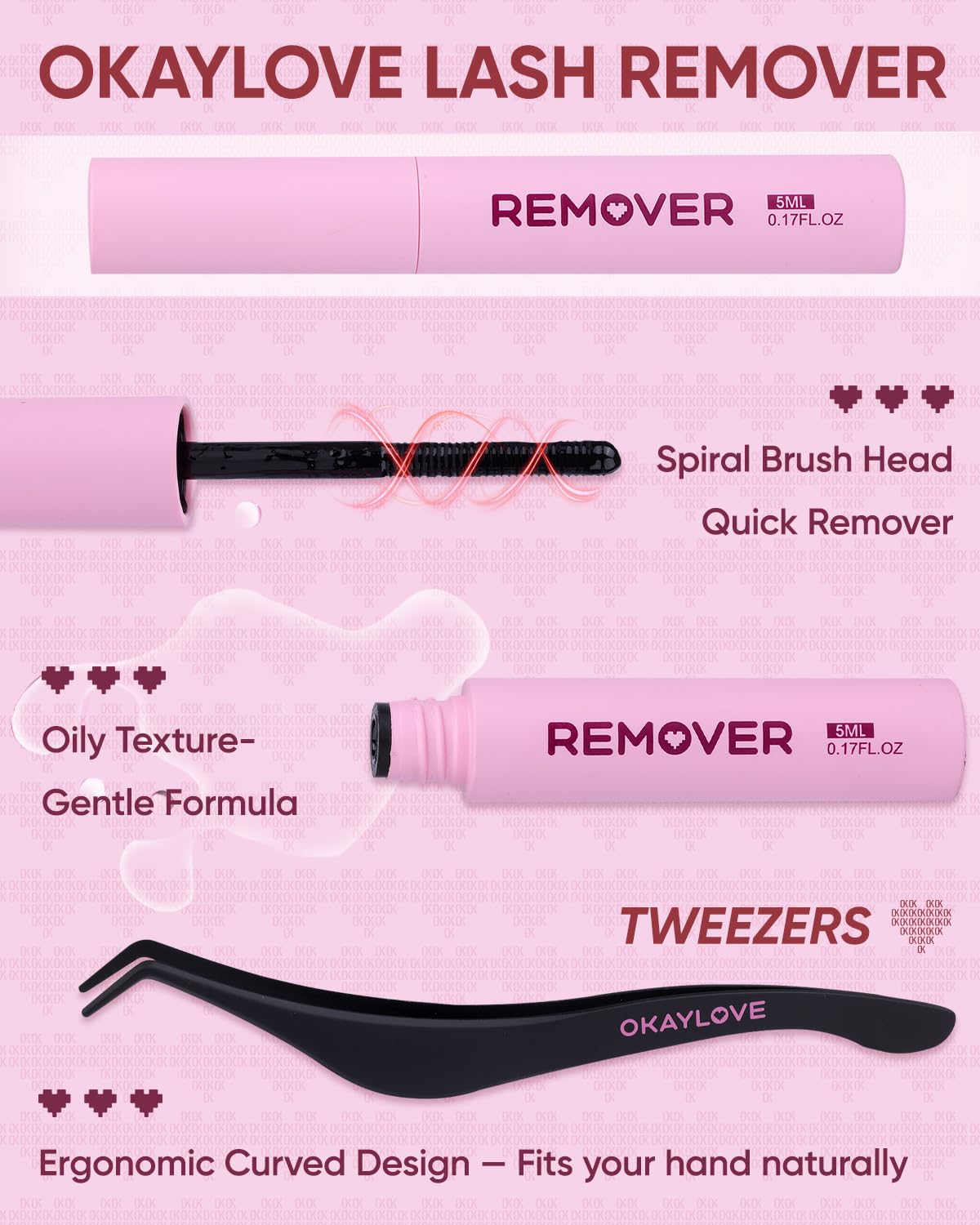 OKAYLOVE BUNNY - Juego de extensiones de pestañas en racimo de anim...