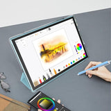 Tablet de 10 pulgadas con estuche protector y lápiz táctil, tableta...