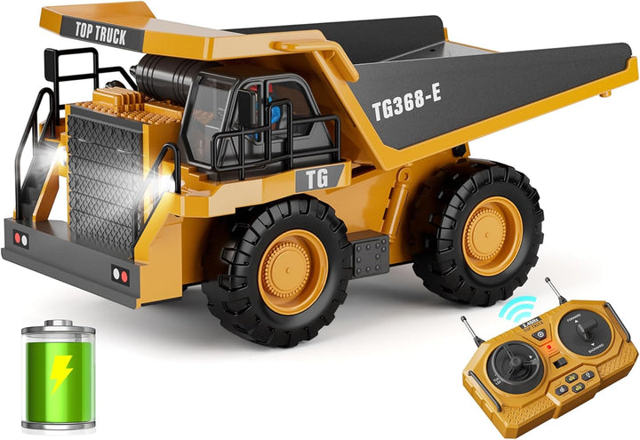 KIDMARKT Camión volquete RC de juguete para niños | Vehículo de con...