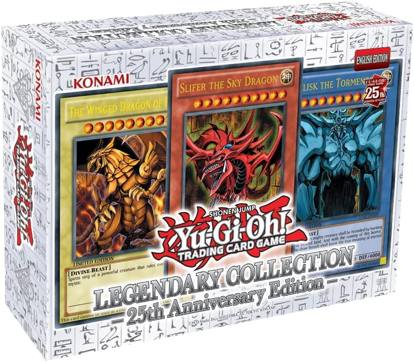 Tarjetas coleccionables Yu-Gi-Oh!: caja de 25 aniversario de la colección legendaria