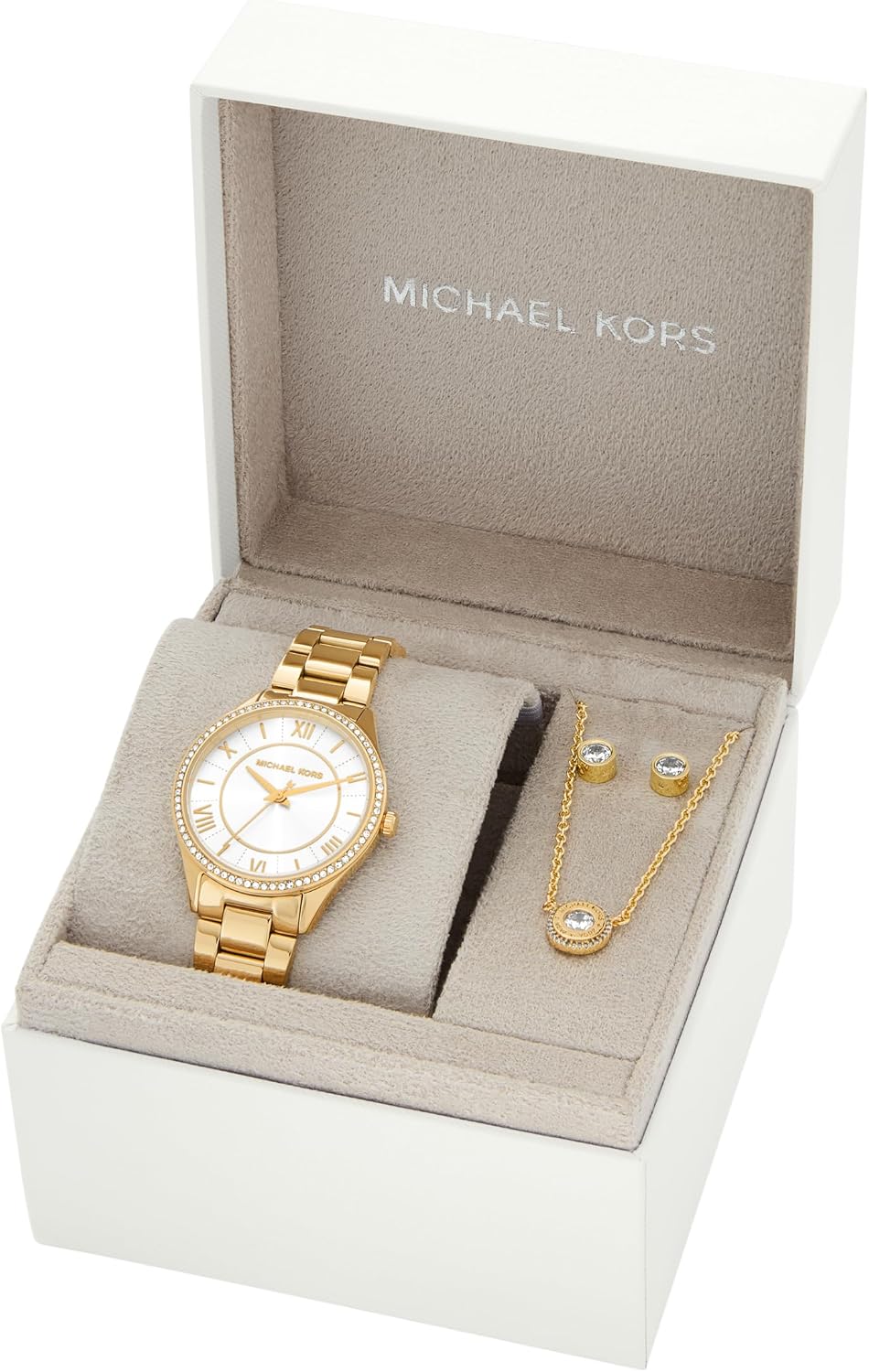 Michael Kors Lauryn Reloj para Mujeres, Reloj de Pulsera de Acero Inoxidable para Mujeres