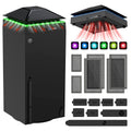 MENEEA Ventilador Enfriador a prueba de polvo para consola Xbox Series X con luz multicolor