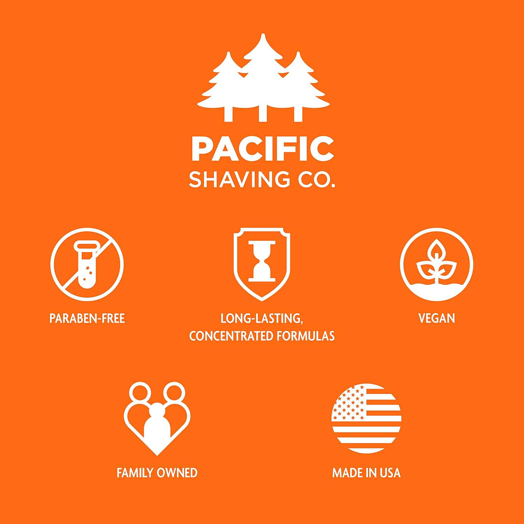 Pacific Shaving Company Crema de afeitar natural, manteca de karité...