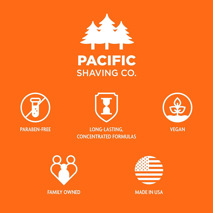 Pacific Shaving Company Crema de afeitar natural, manteca de karité...