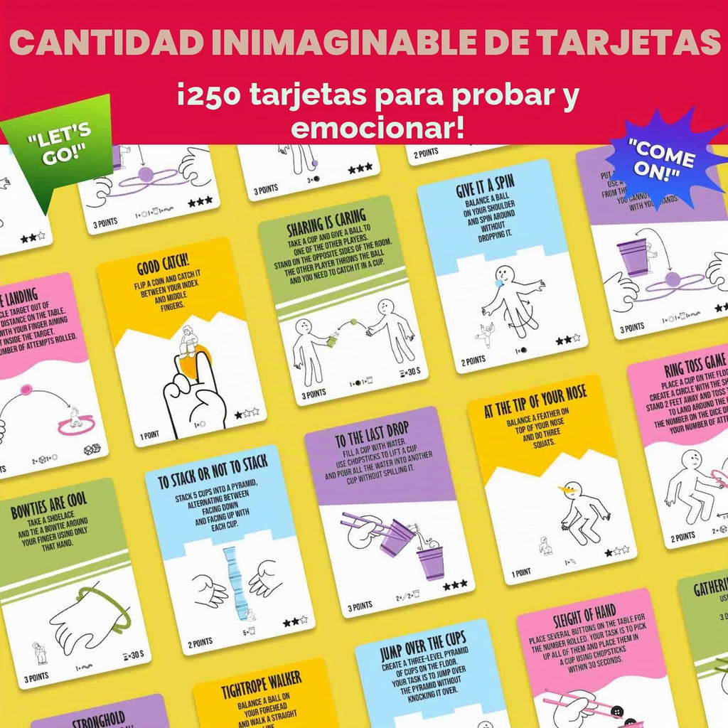 Juegos de mesa de fiesta para la noche familiar - Divertidos juegos familiares para niños y adultos
