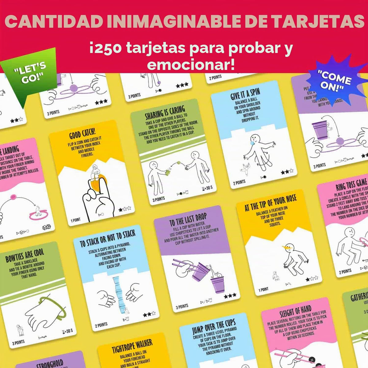 Juegos de mesa de fiesta para la noche familiar - Divertidos juegos familiares para niños y adultos