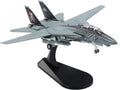 Escala 1:100 F-14 Tomcat Modelo de fundición a presión Santa Cats Christmas F-14B Tomcat Cazas-Bombarderos de VF-103 Jolly Rogers Modelos de aviones metálicos para colección o regalo