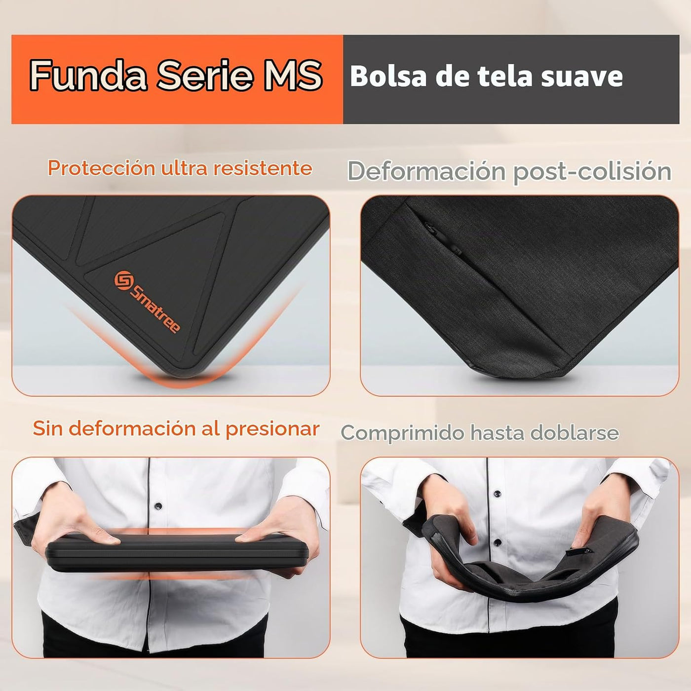 Smatree MS94T - Funda protectora rígida para portátil de 16 pulgada...