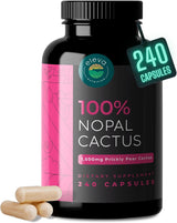 Cápsulas de cactus Nopal de 1500 mg, polvo orgánico de cactus de tu...