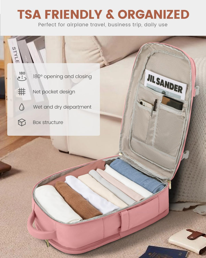 LOVEVOOK Mochila de viaje para mujer, mochila de transporte de 40 l...