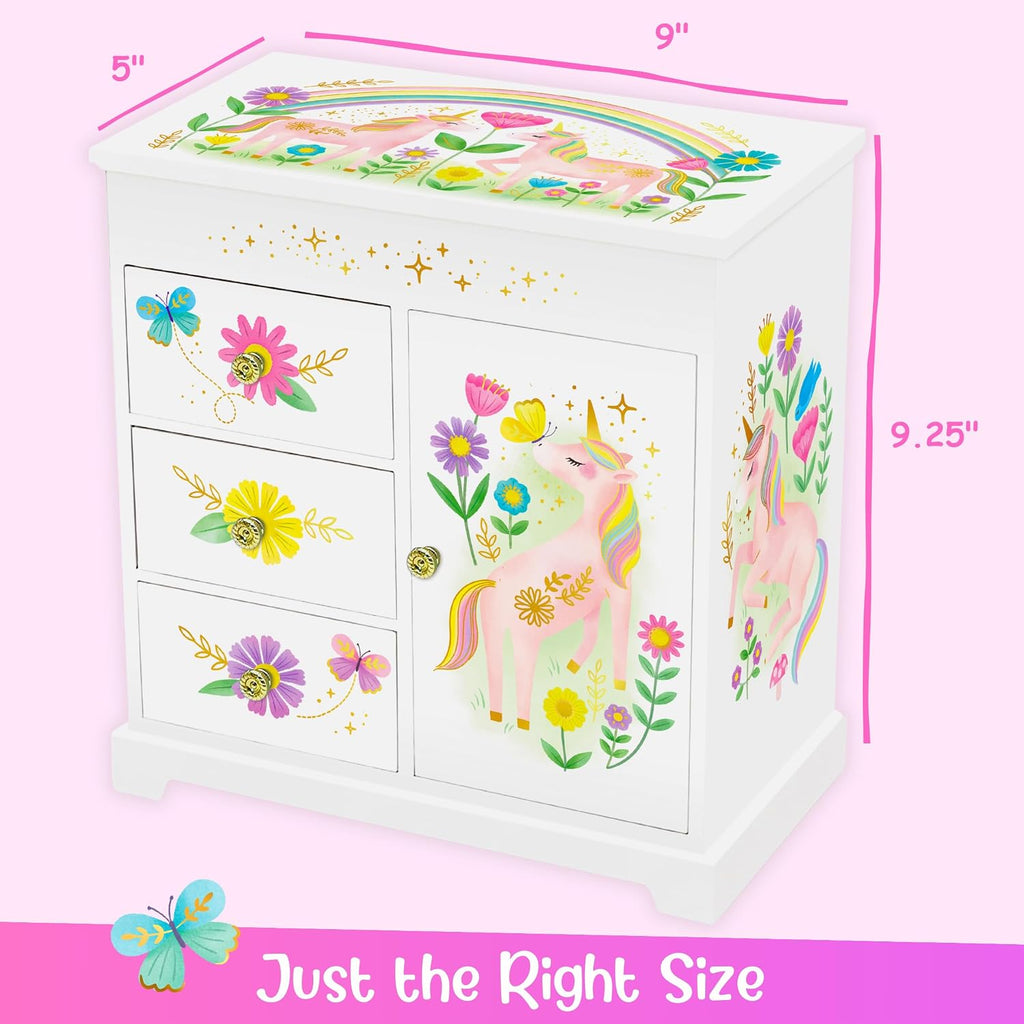 Giggle & Honey® Unicorn Musical Jewelry Box para Girls