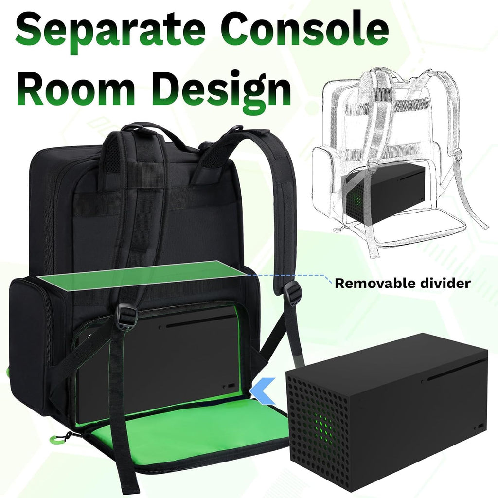 Wigojoy Funda de transporte de viaje compatible con Xbox Series X/S