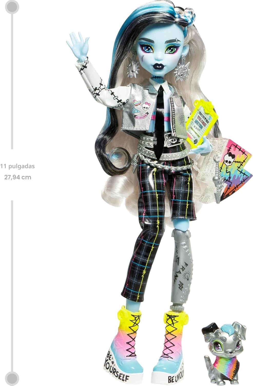 Monster High Muñeca Frankie Stein, Set del Comité de Bienvenida con...