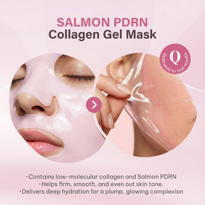 Quasi Salmon PDRN - Máscara facial de gel coreano para el cuidado d...