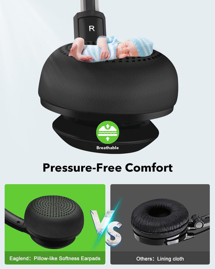 JIAMQISHI Auriculares USB con micrófono para PC, auriculares para c...