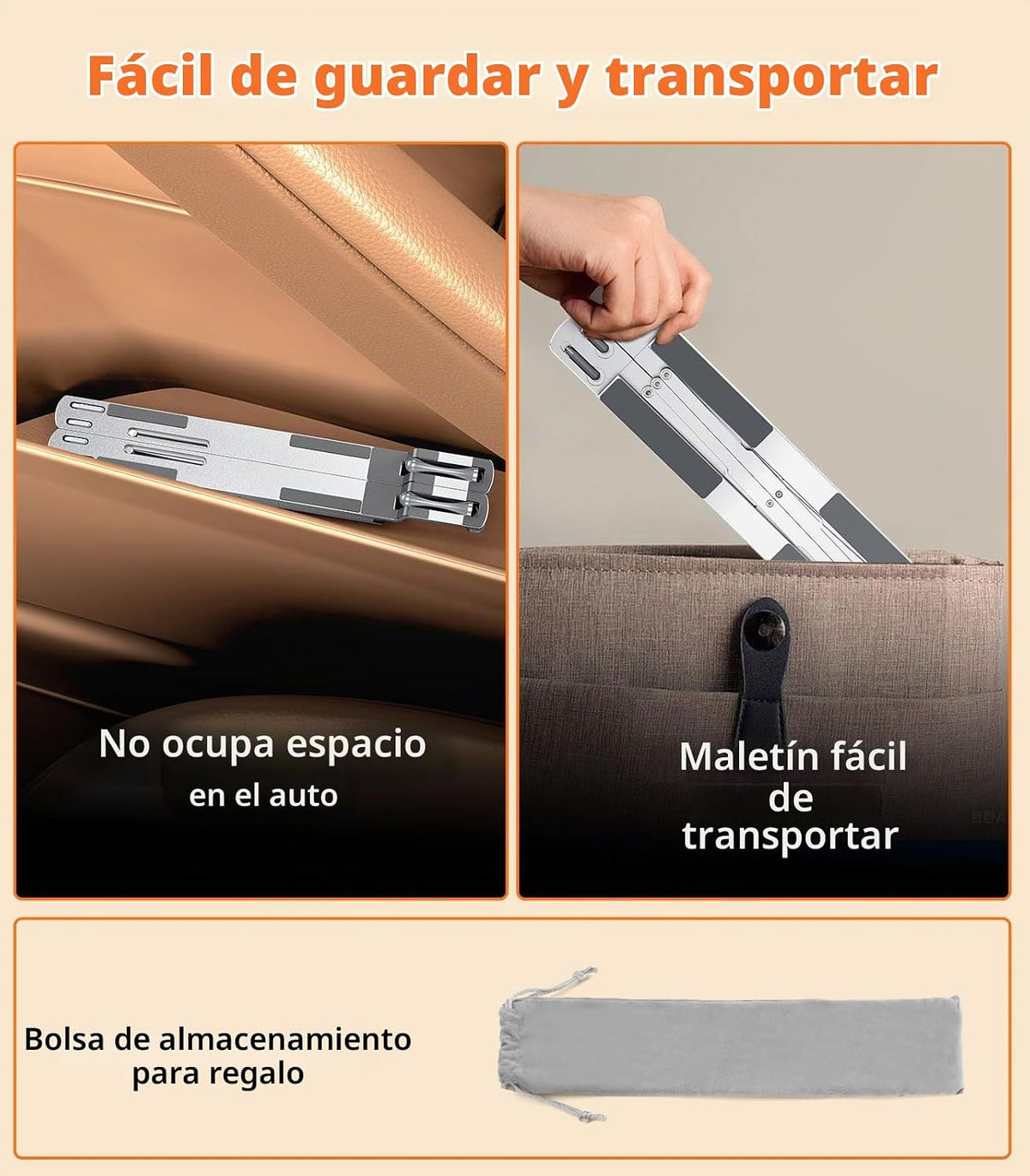 DICMKY Soporte para portátil de coche con bandeja para volante, alt...