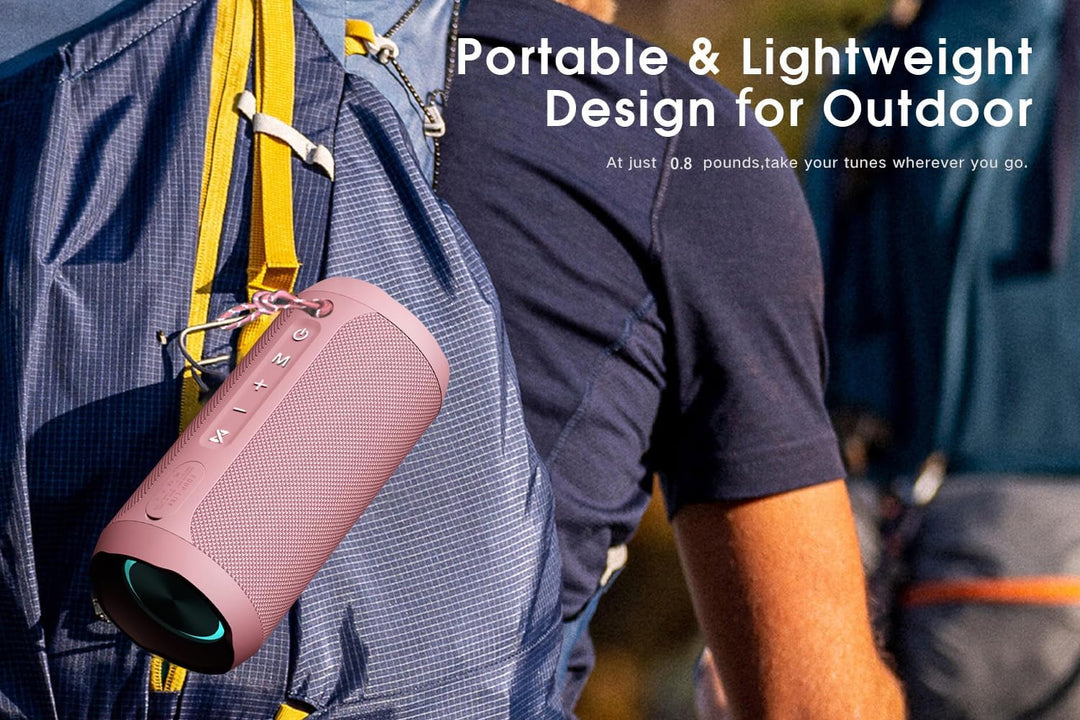 EDUPLINK - Altavoz Bluetooth IPX7 impermeable, altavoz inalámbrico...