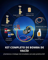 Orion Motor Tech Juego de bomba de vacío y medidor de CA, kit de ma...