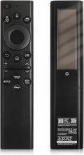 Control remoto de TV recargable para televisores inteligentes Samsung, compatible con Samsung Smart TV 2019-2026, carga solar, control de voz, carga rápida USB-C, garantía de 2 años