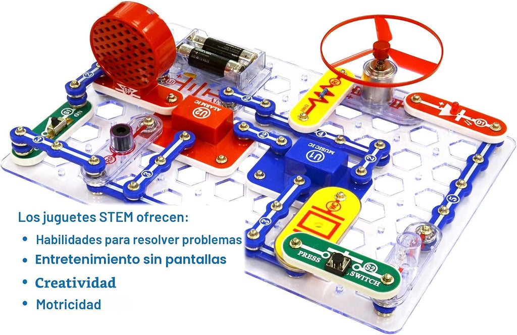 Kit para diseñar circuitos eléctricos Circuits Jr. SC-100, Negro