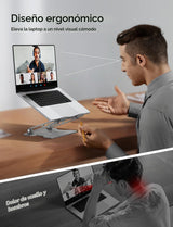 JCZT Soporte plegable para laptop para escritorio, soporte ergonómi...