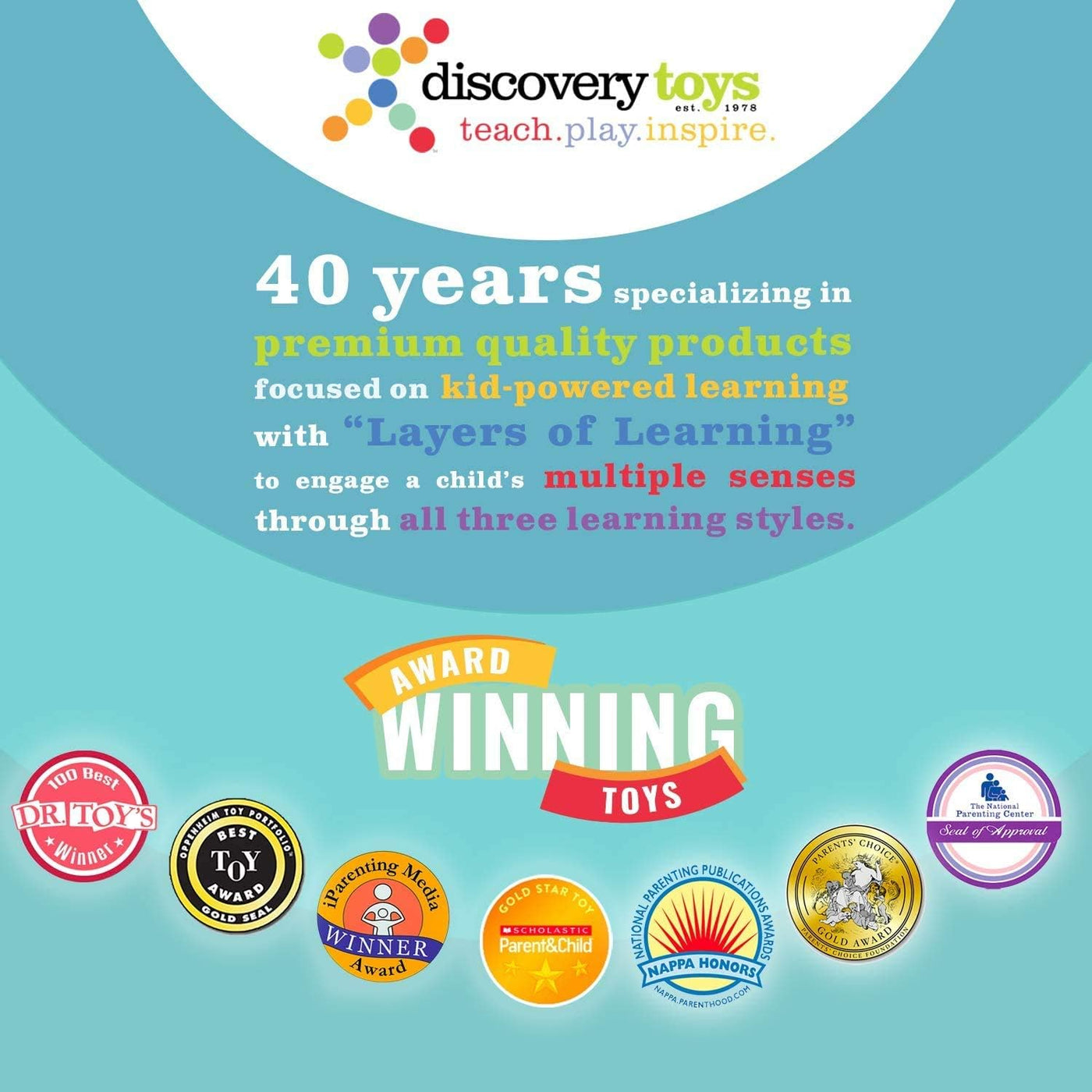 Discovery Toys Tazas Measure UP Juego educativo de