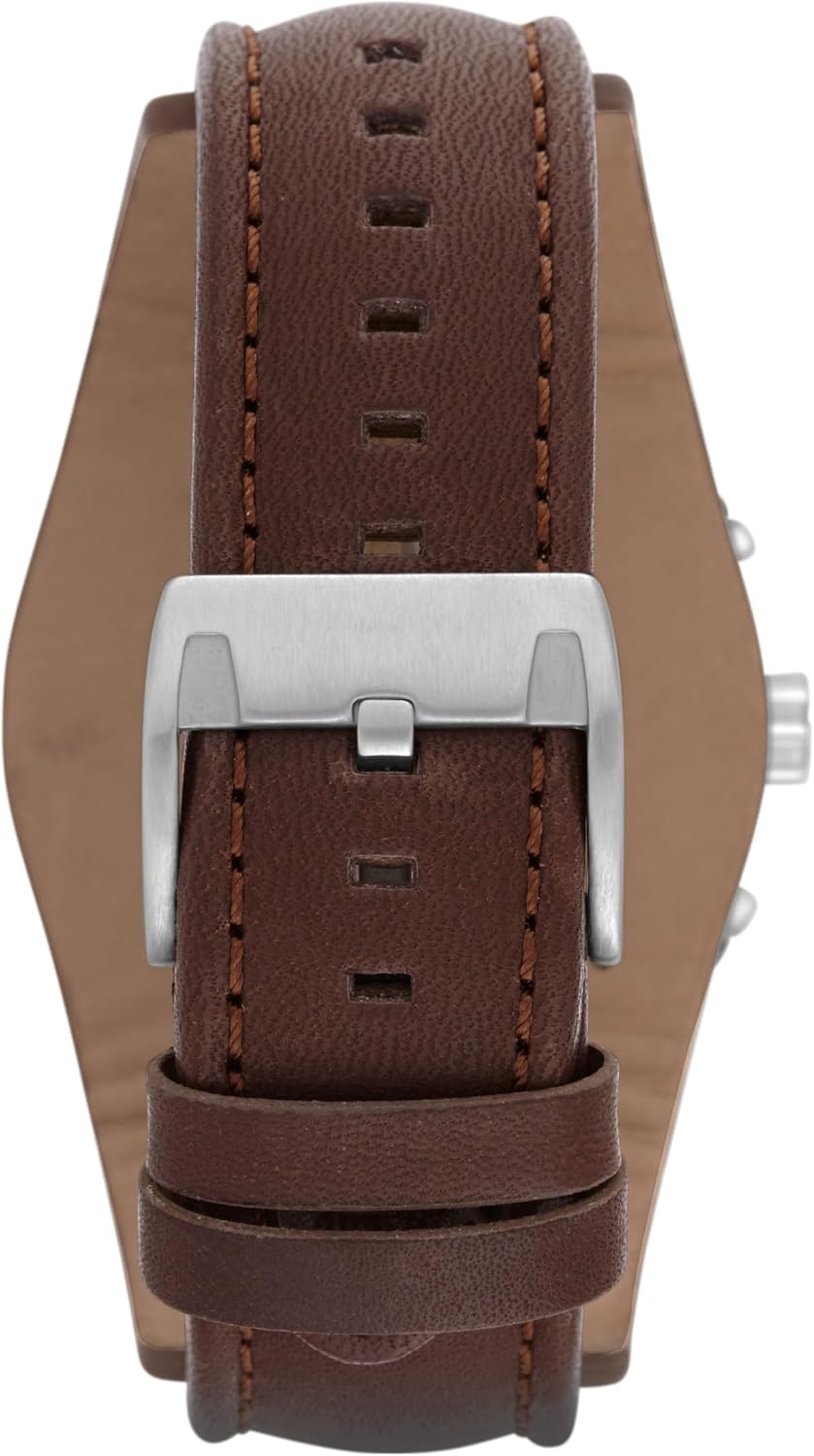 Reloj cronógrafo de cuarzo Fossil Coachman en cuero para hombre